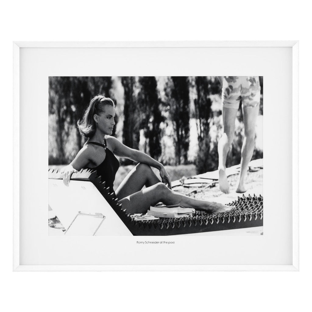 Print Ec319 Romy Schneider At The Pool