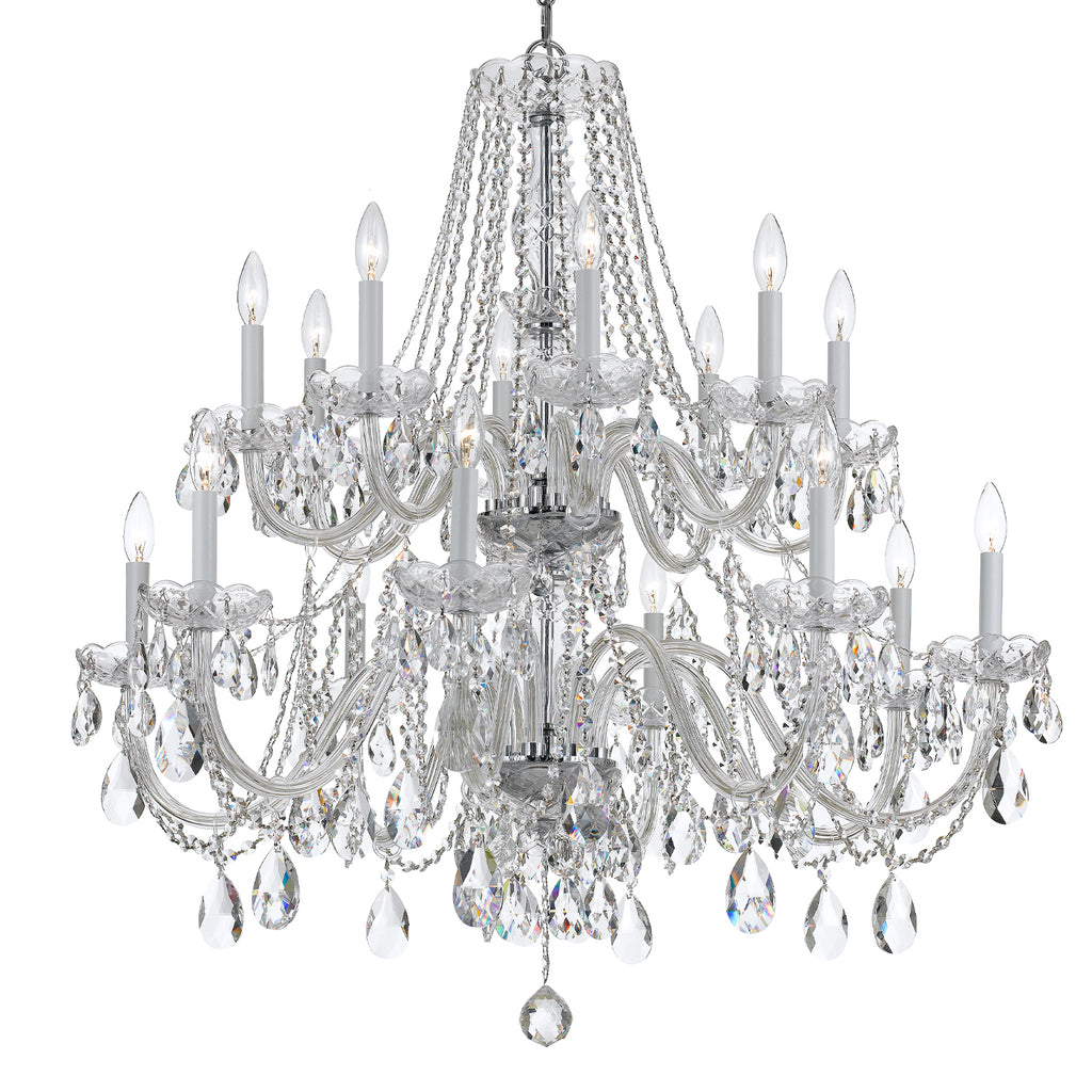 Traditional Crystal 16 Light Chandelier