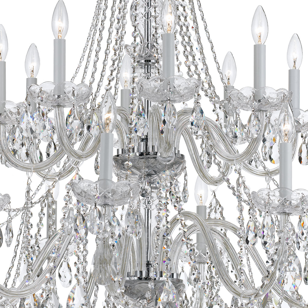 Traditional Crystal 16 Light Chandelier