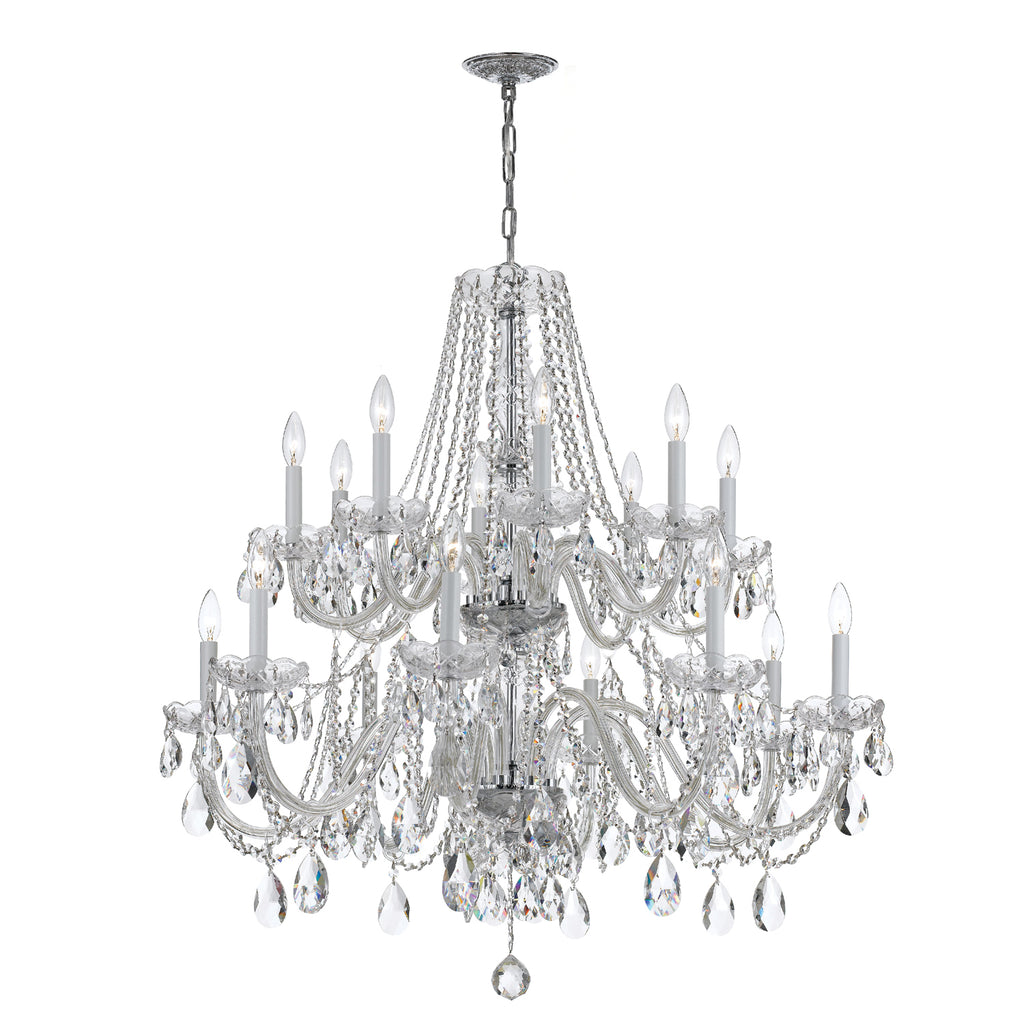 Traditional Crystal 16 Light Chandelier