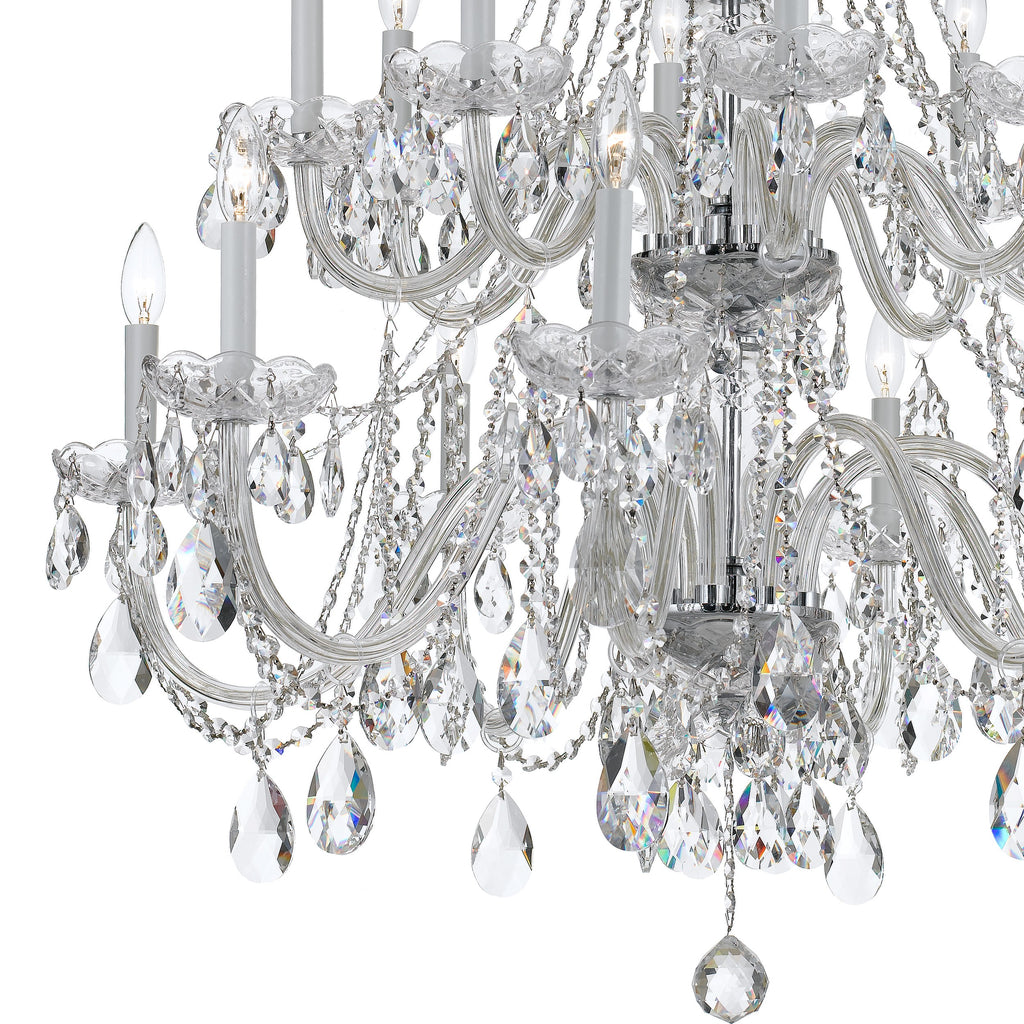 Traditional Crystal 16 Light Chandelier