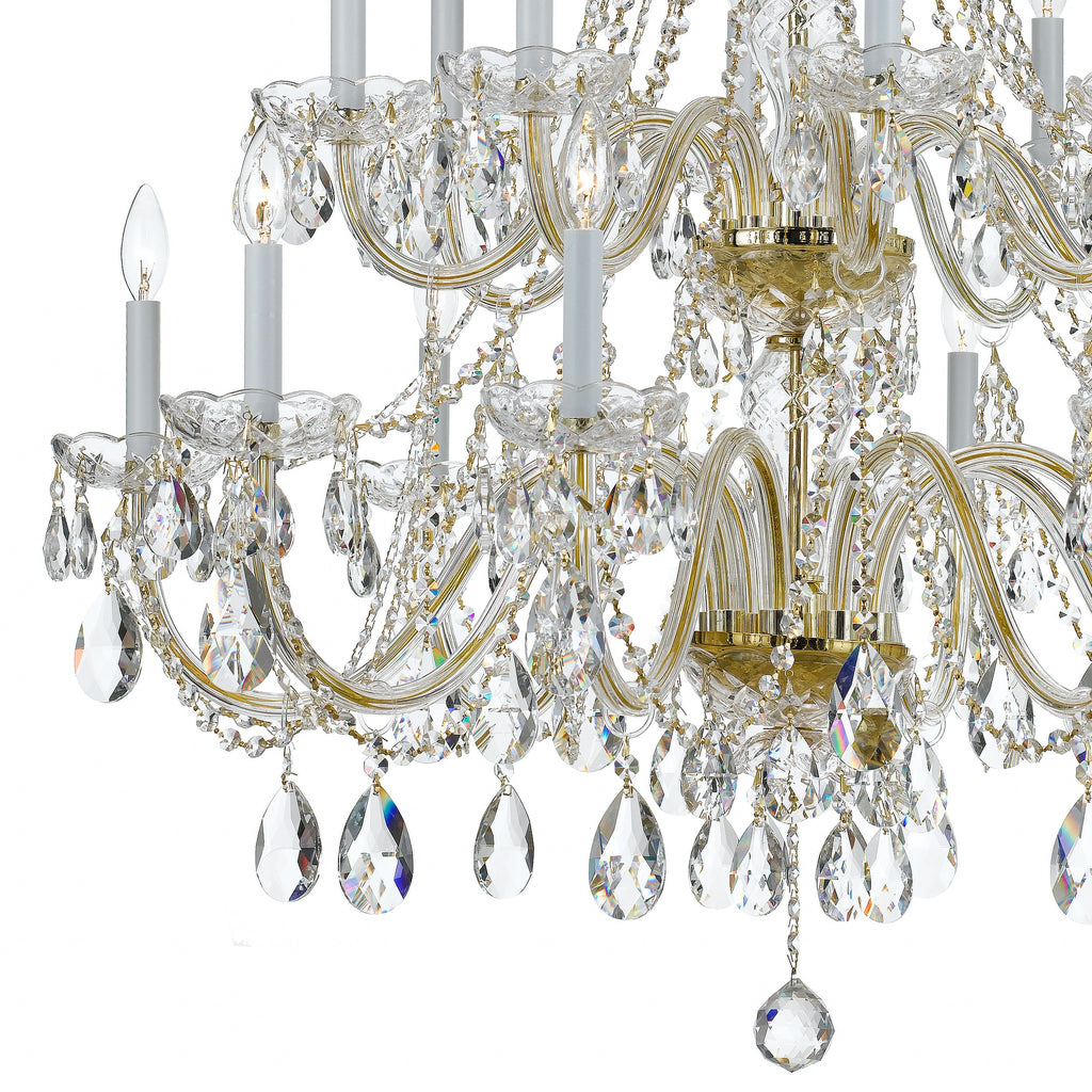 Traditional Crystal 16 Light Chandelier