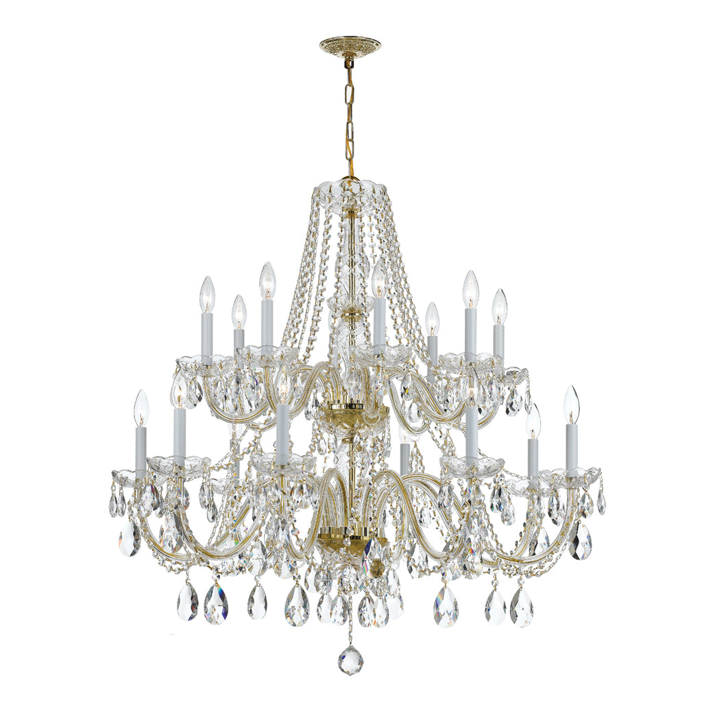 Traditional Crystal 16 Light Chandelier