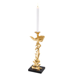 Candle Holder Aras Polished Brass