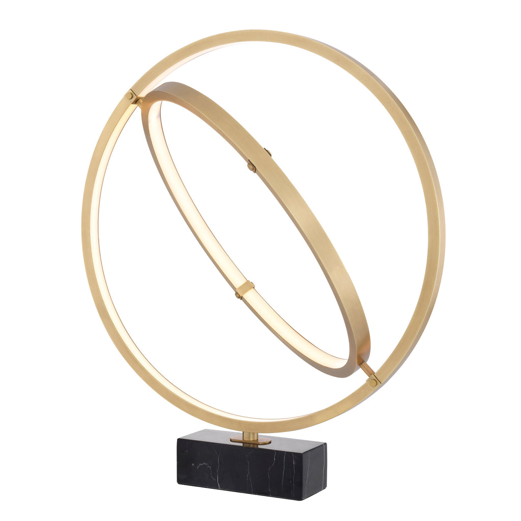 Table Lamp Cassini Antique Brass Finish