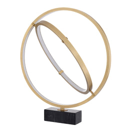 Table Lamp Cassini Antique Brass Finish