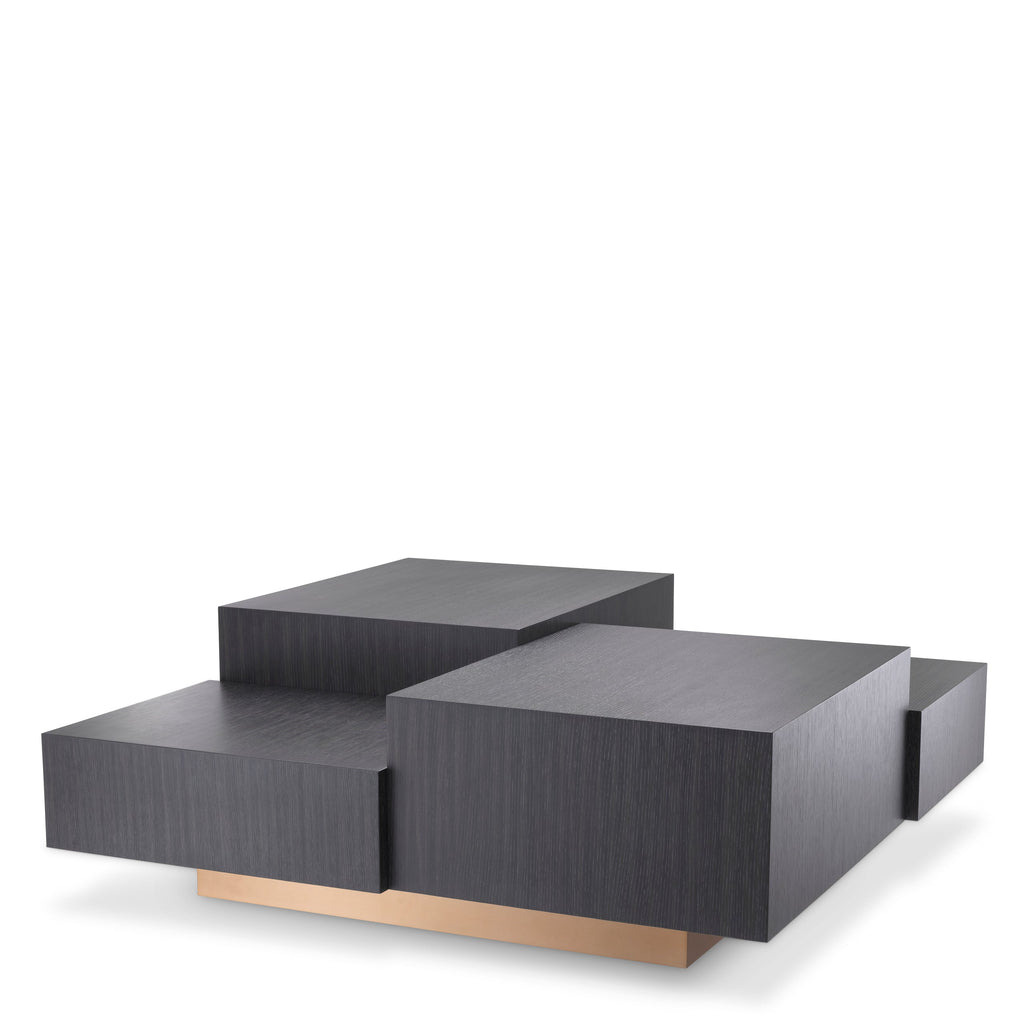 Coffee Table Nerone Charcoal Grey Oak Veneer