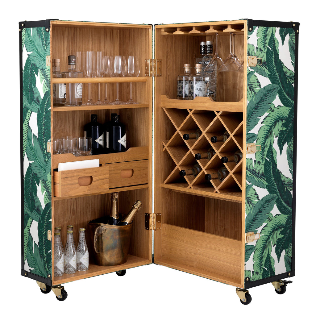 Wine Cabinet Martini Bianco Mustique Green