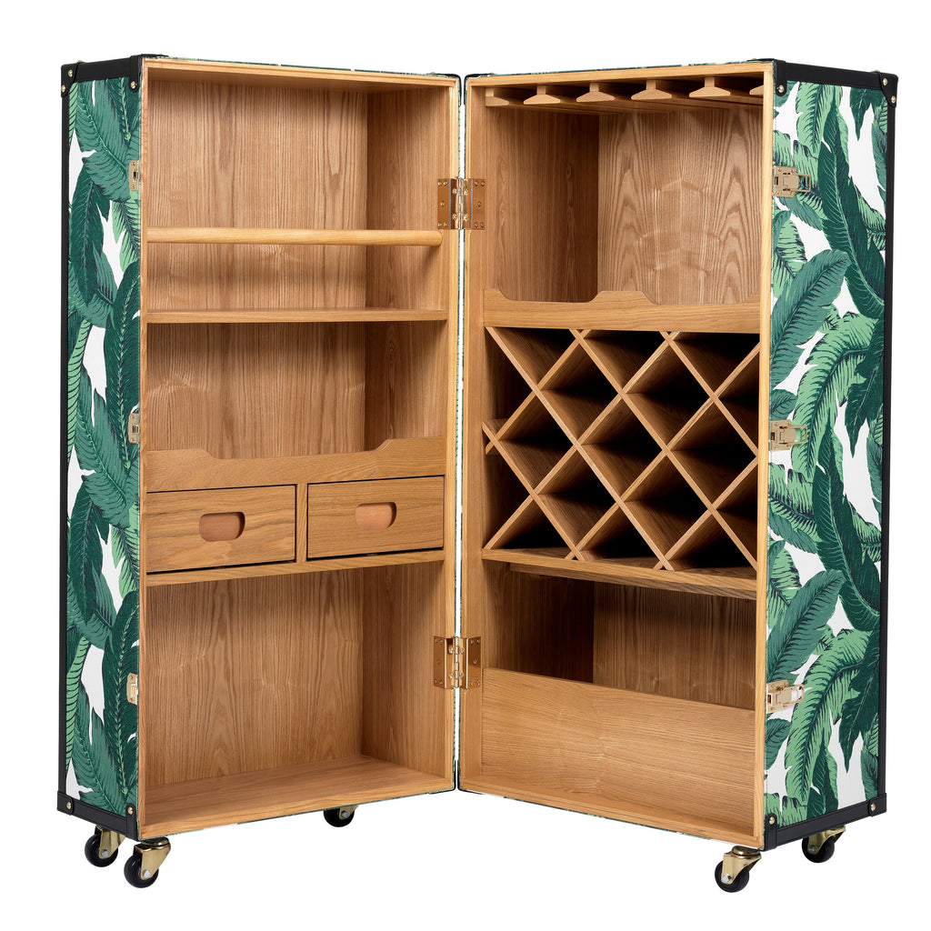 Wine Cabinet Martini Bianco Mustique Green