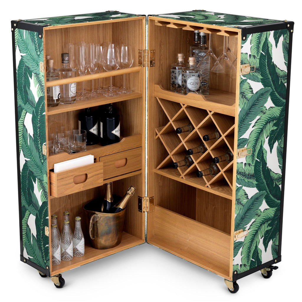 Wine Cabinet Martini Bianco Mustique Green