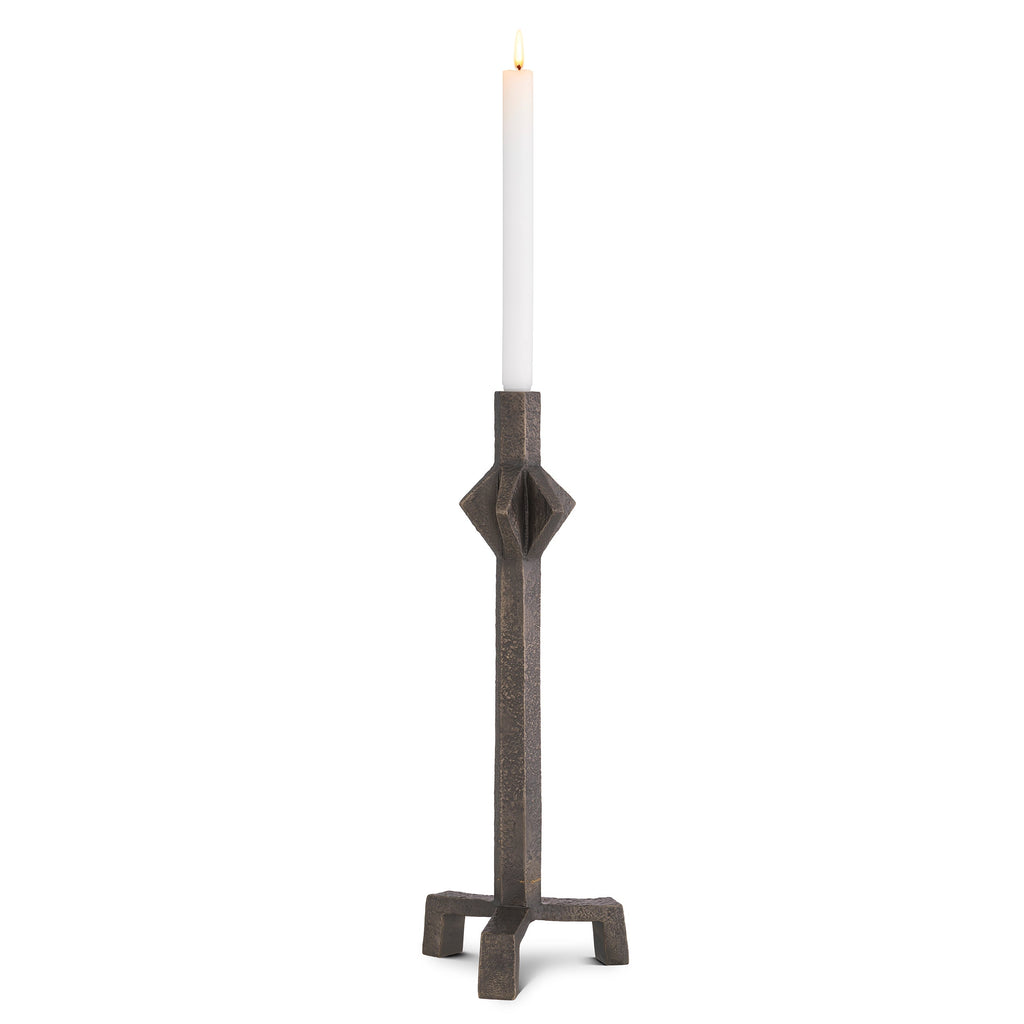 Candle Holder Conti Bronze Finish