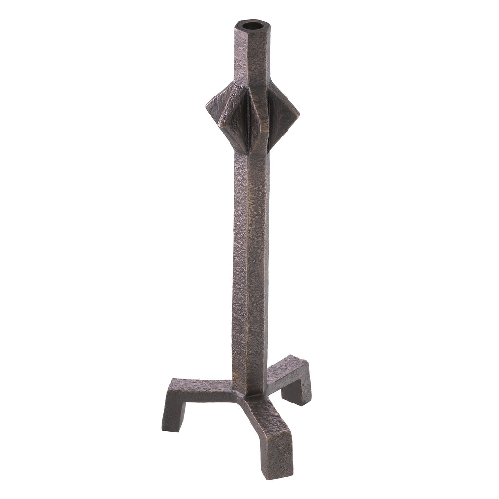 Candle Holder Conti Bronze Finish