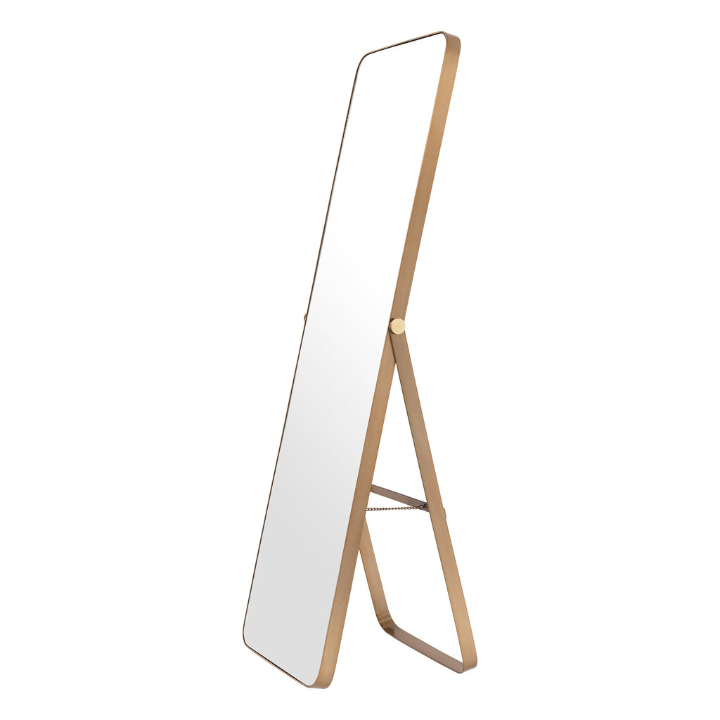 Mirror Hardwick Brushed Brass Finish