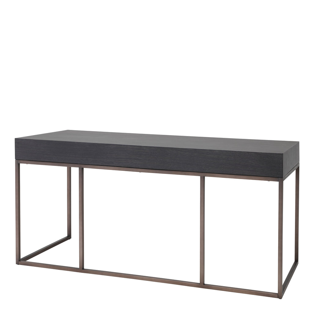 Desk Larsen Charcoal Grey Oak Veneer