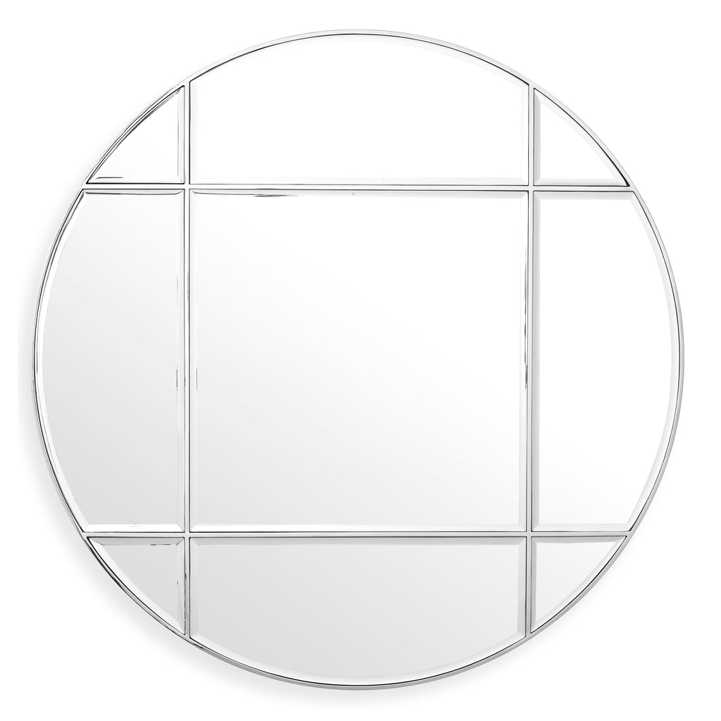 Mirror Beaumont Round Nickel Finish