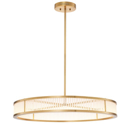 Chandelier Thibaud Antique Brass Finish