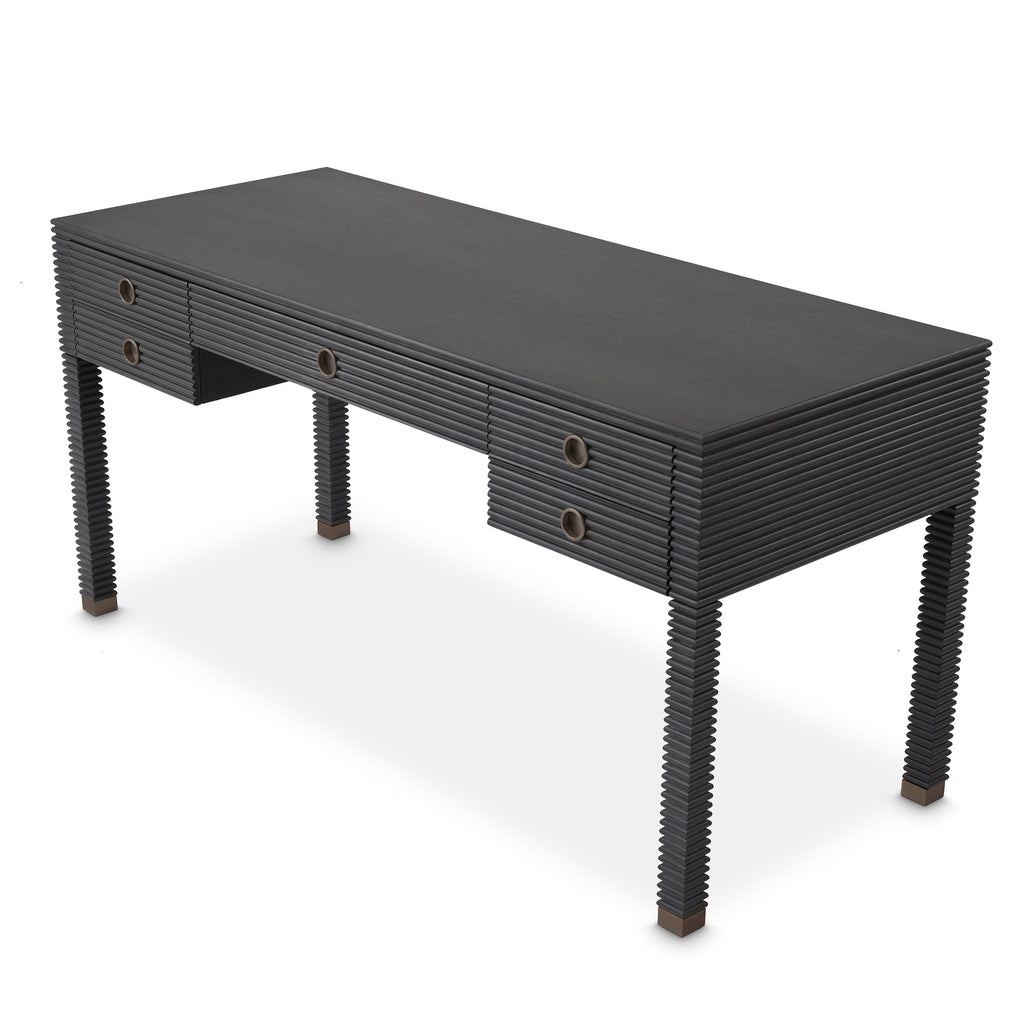 Desk Dimitrios Charcoal Grey Oak Veneer