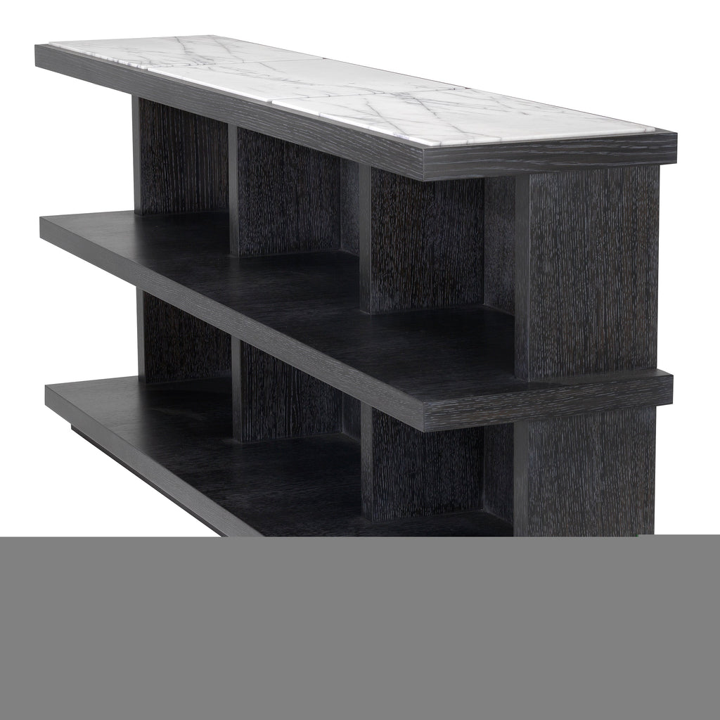 Cabinet Miguel S Charcoal Grey Oak Veneer