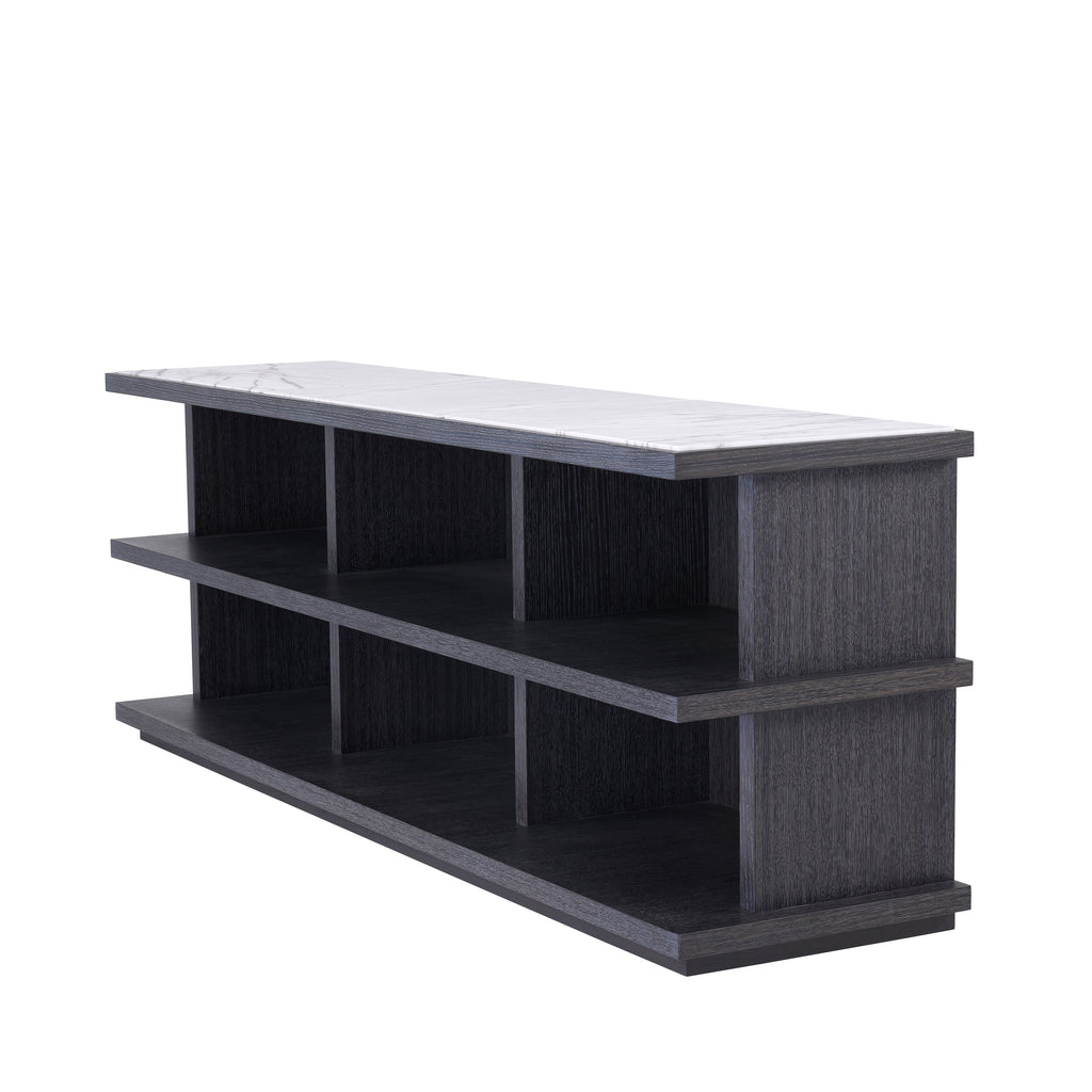 Cabinet Miguel L Charcoal Grey Oak Veneer