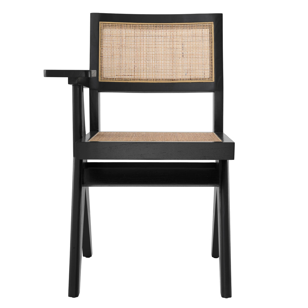 Chair Niclas with Desk Classic Black