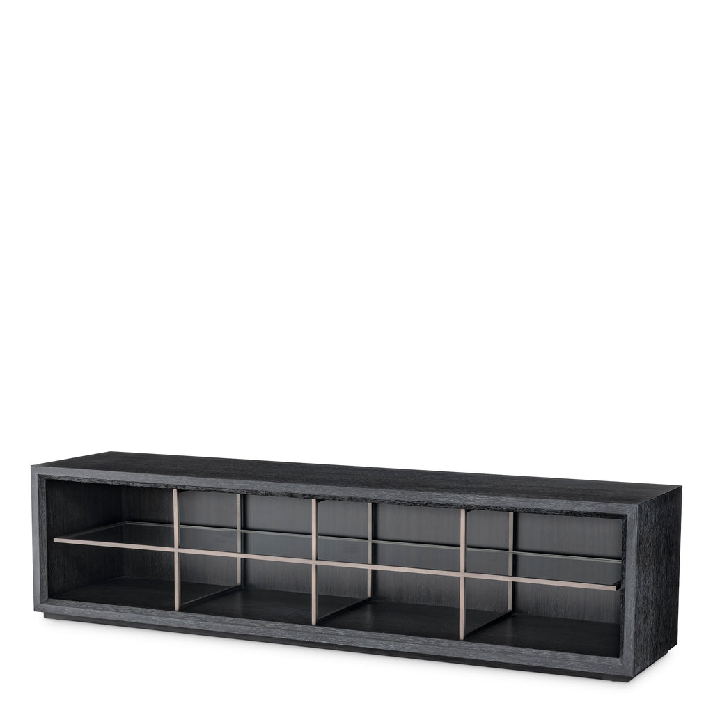 Tv Cabinet Hennessey L Charcoal Grey Oak Veneer