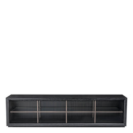 Tv Cabinet Hennessey L Charcoal Grey Oak Veneer