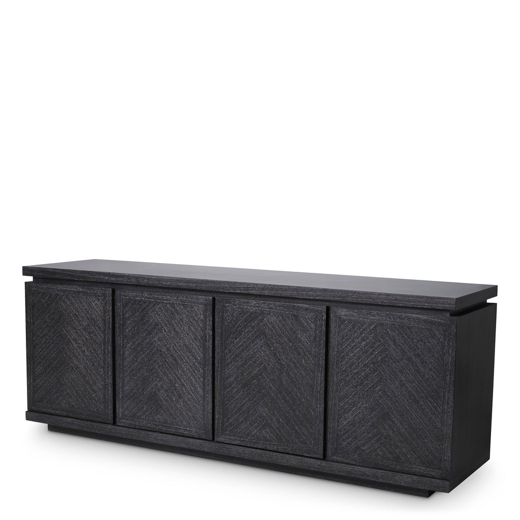 Dresser Bowen Charcoal Grey Oak Veneer