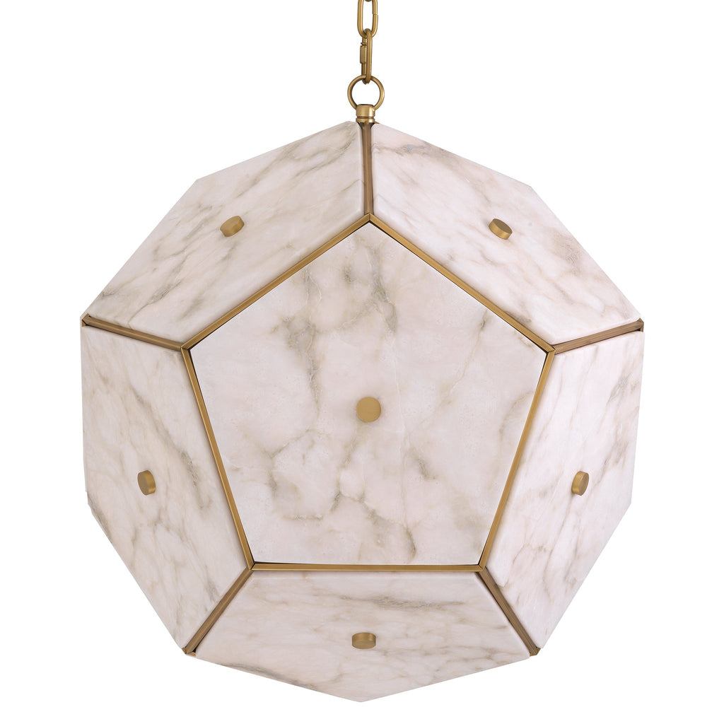 Lantern Gallo Antique Brass Finish UL