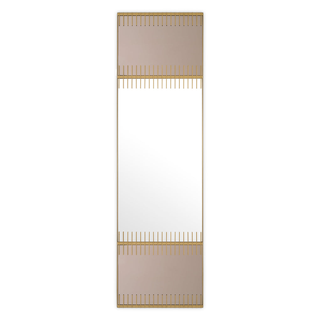 Mirror Presidio Brushed Brass Finish