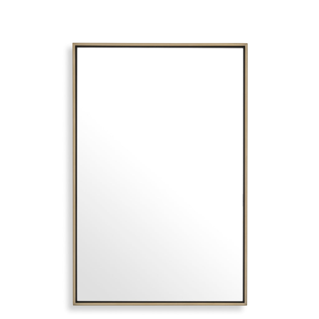 Mirror Redondo Brushed Brass Finish 2' x 3'