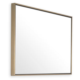 Mirror Redondo Brushed Brass Finish 2' x 3'