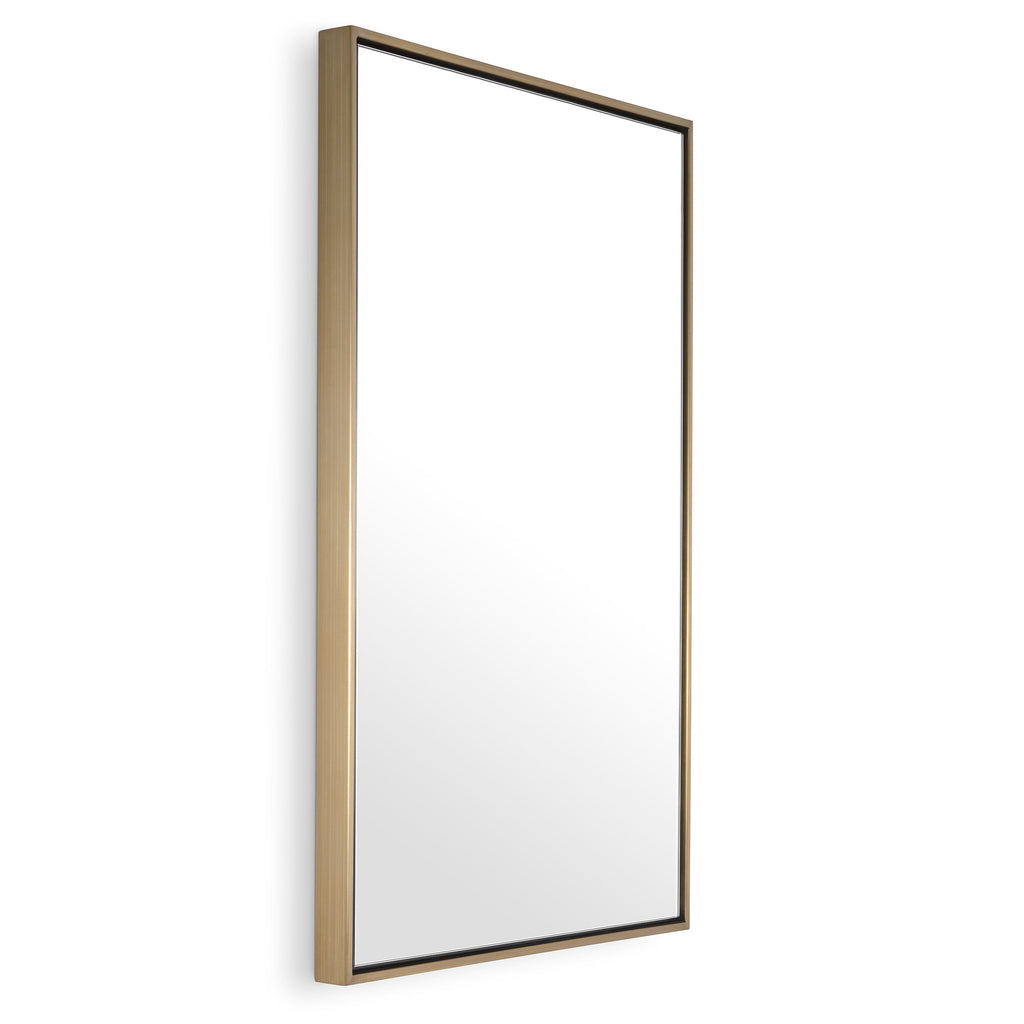 Mirror Redondo Brushed Brass Finish 2' x 3'