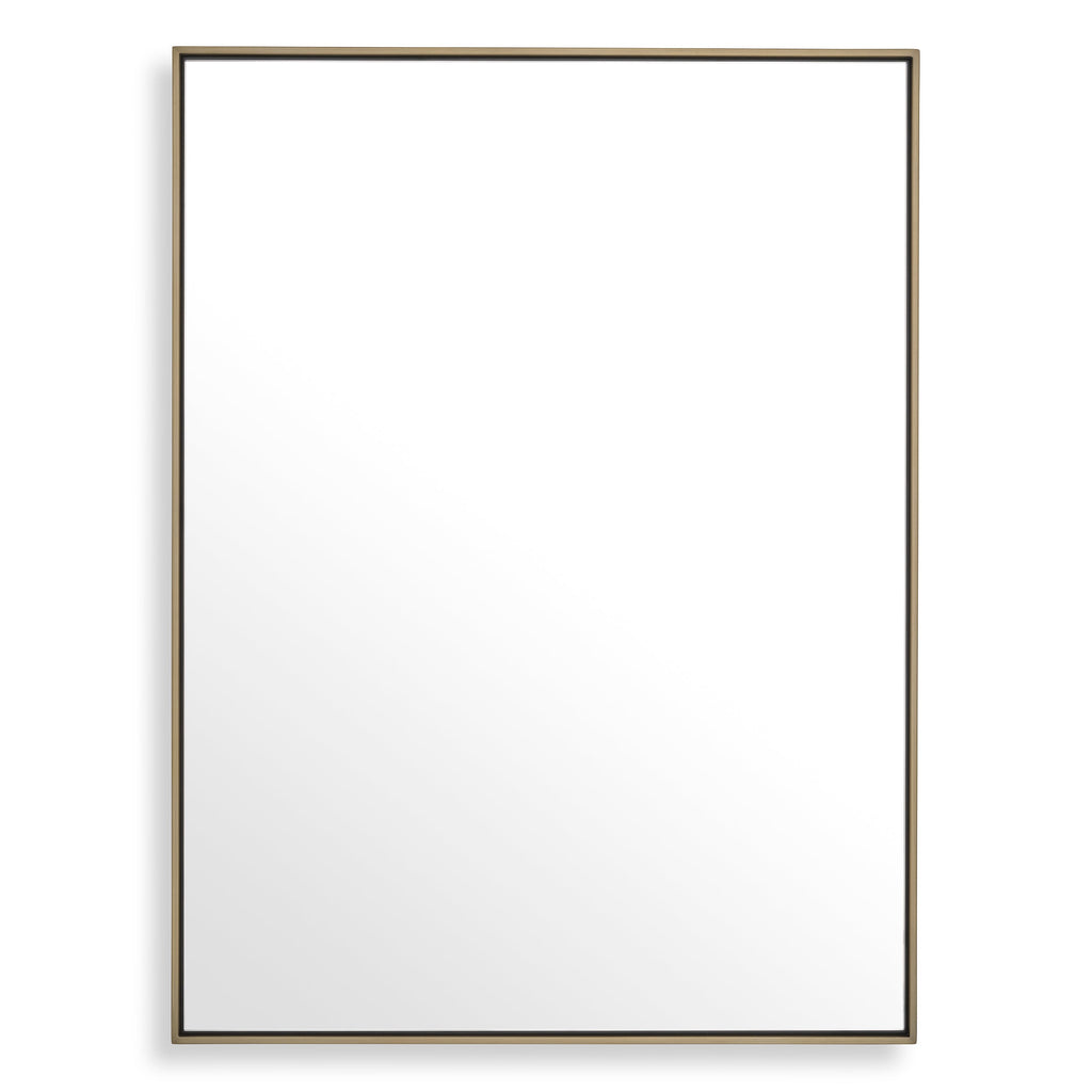 Mirror Redondo Brushed Brass Finish 3' x 3.9'