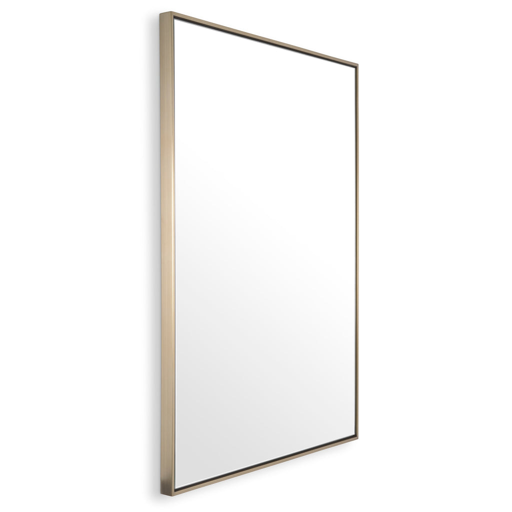 Mirror Redondo Brushed Brass Finish 3' x 3.9'