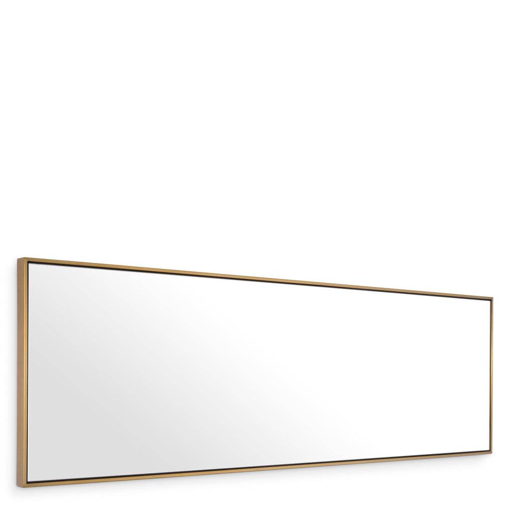 Mirror Redondo Brushed Brass Finish 2' x  6.6'