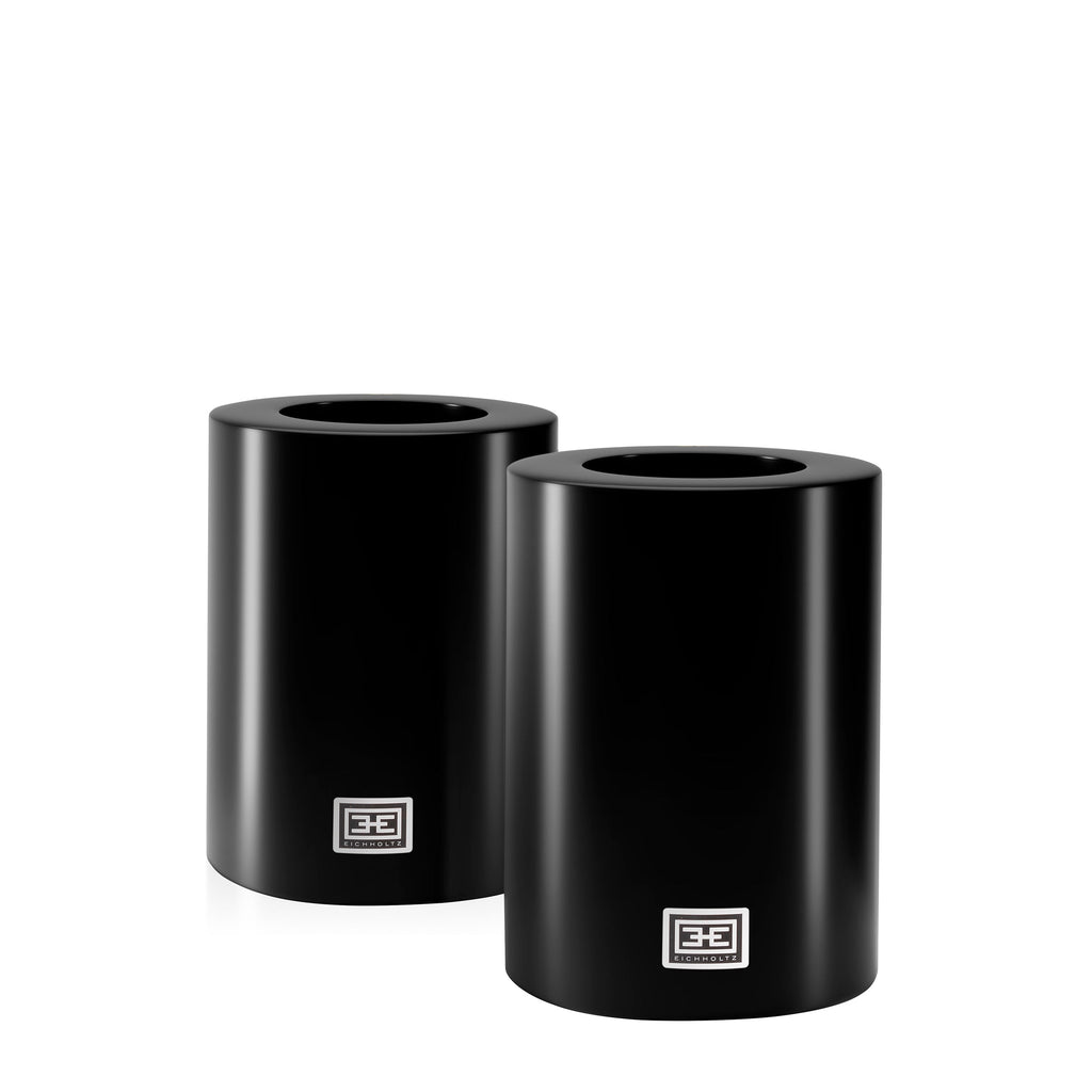 Artificial Candle 10 X H. 15 CM Black Set of 2