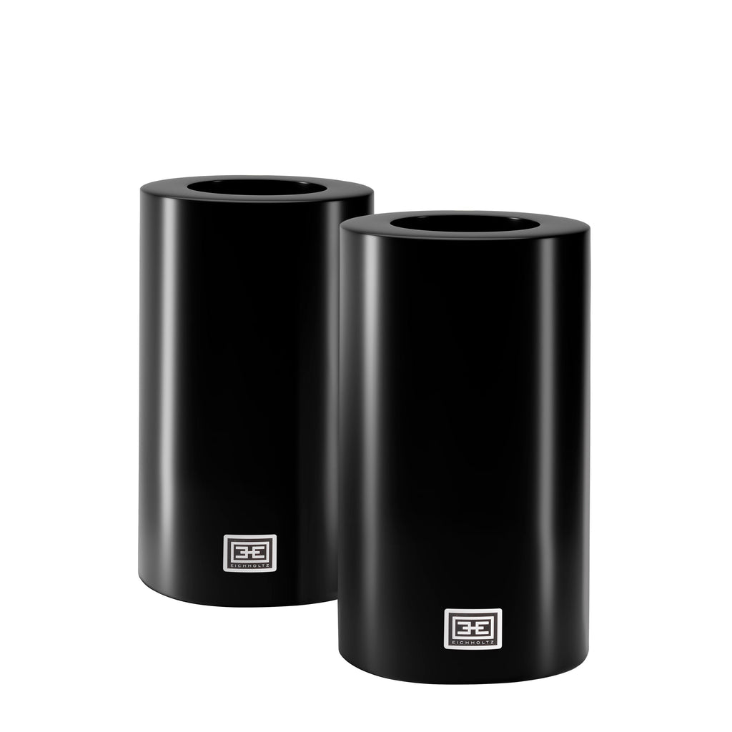 Artificial Candle 10 X H. 18 CM Black Set of 2