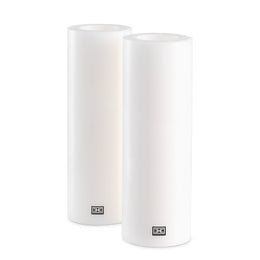 Artificial Candle 12 X H. 35 CM White Set of 2
