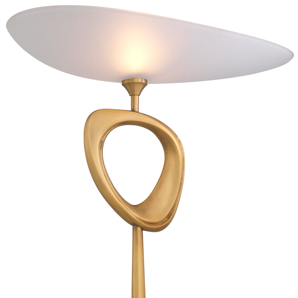 Floor Lamp Celine Antique Brass Finish UL