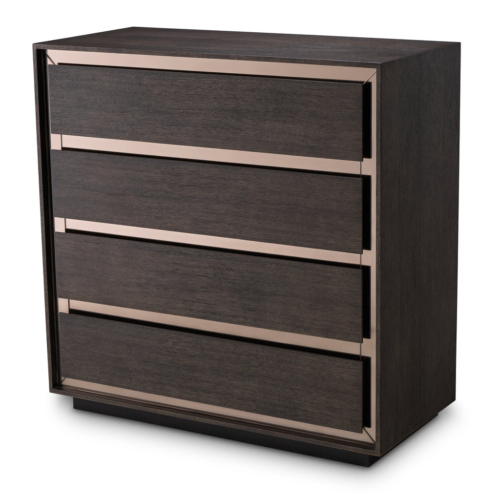 Chest Cabas Mocha Straight Oak Veneer