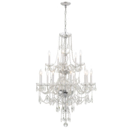 Traditional Crystal 15 Light Chandelier