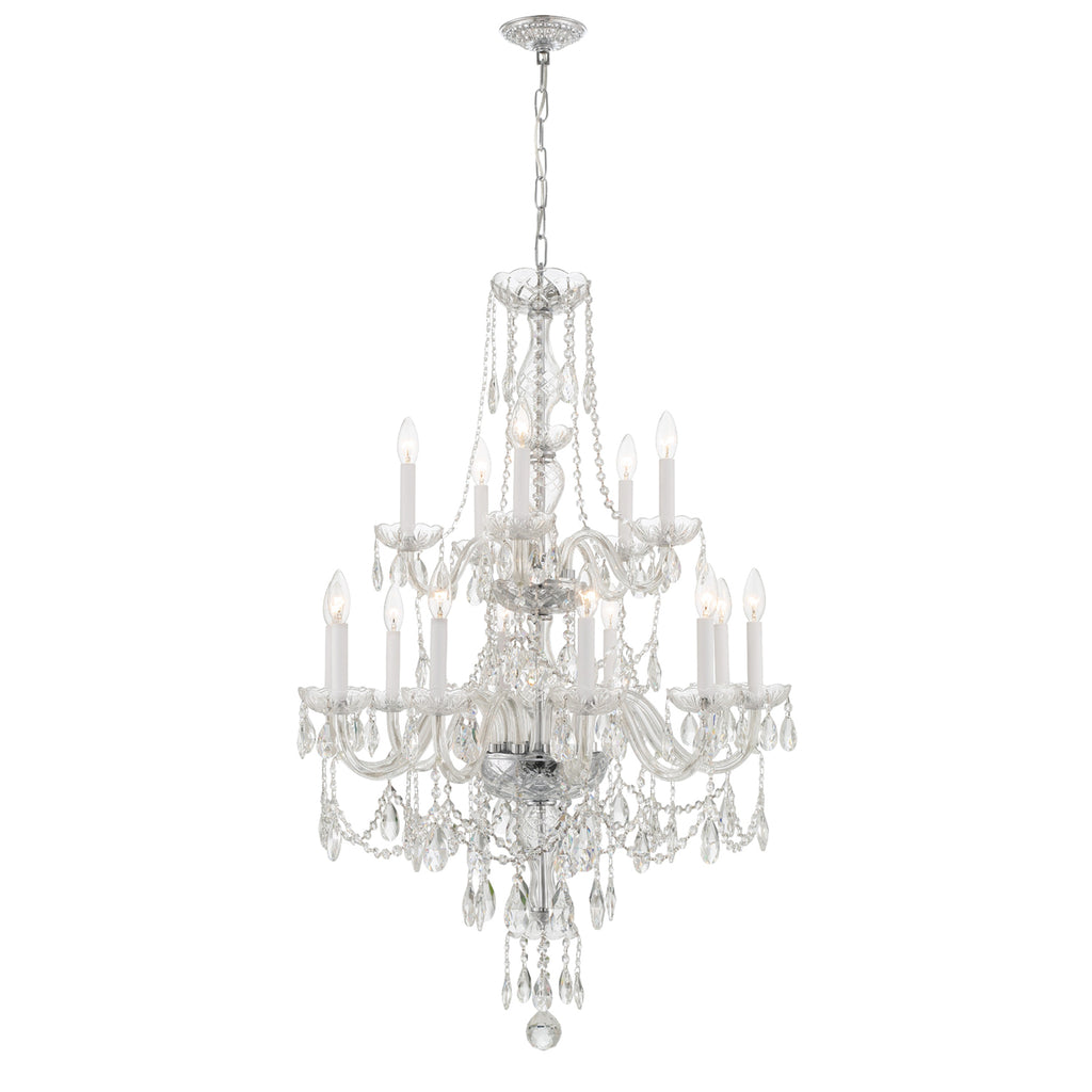 Traditional Crystal 15 Light Chandelier