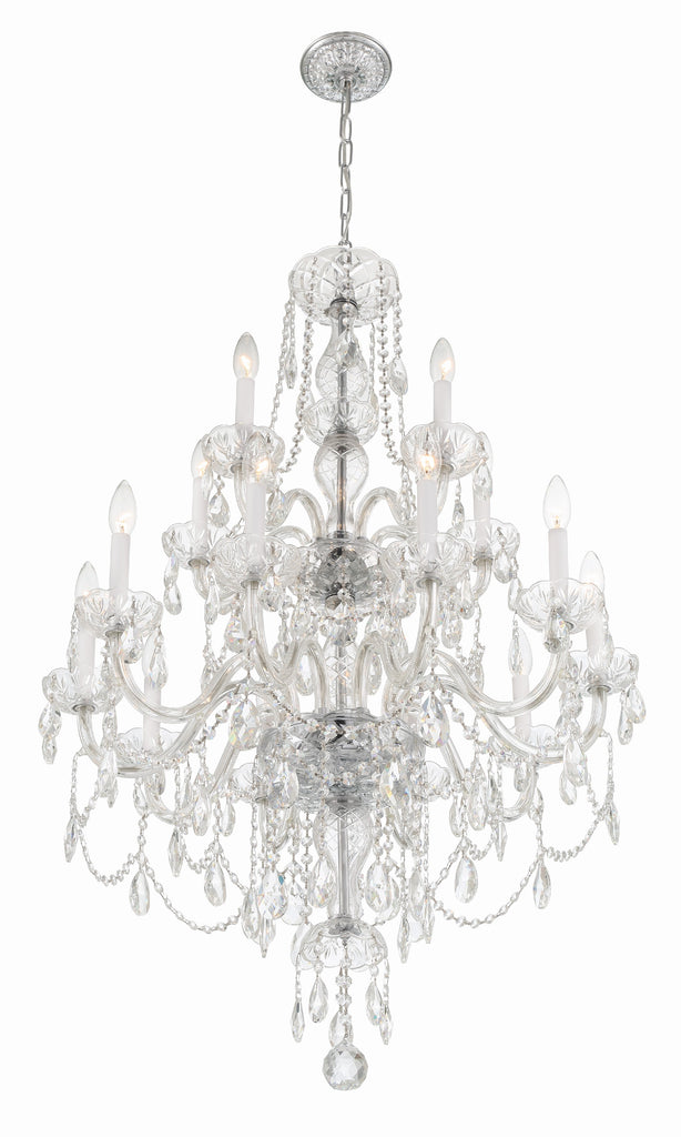 Traditional Crystal 15 Light Chandelier