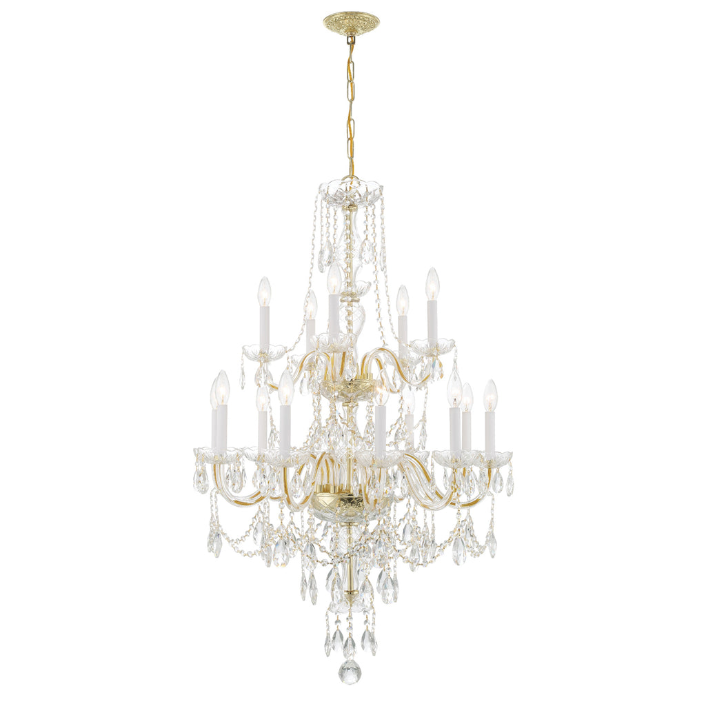 Traditional Crystal 15 Light Chandelier