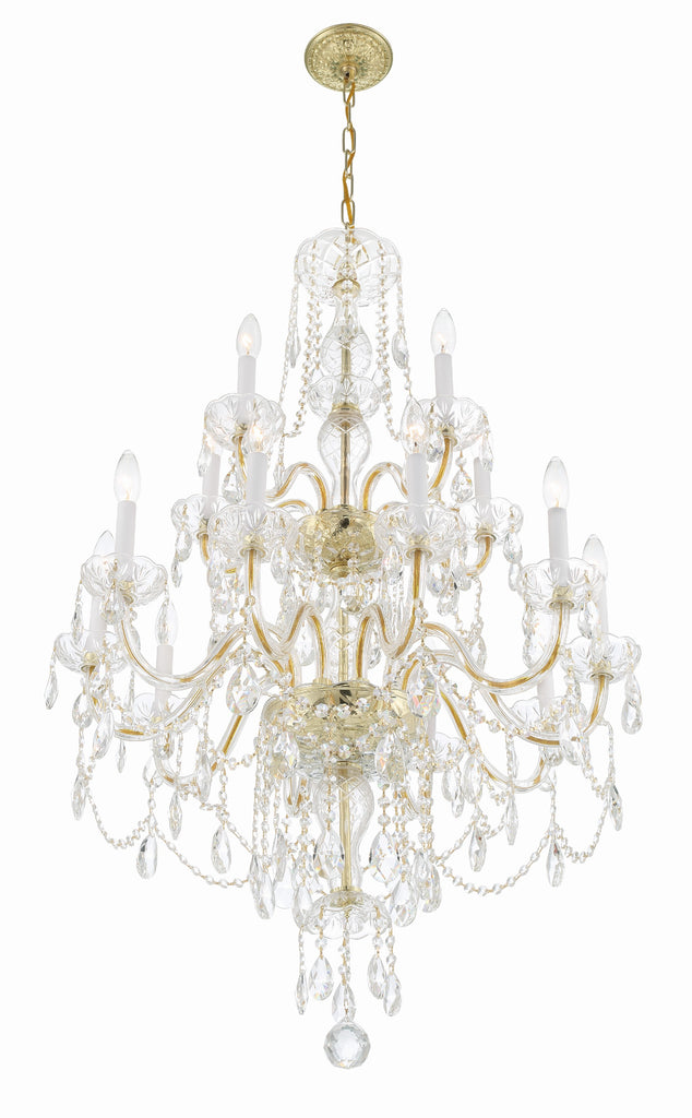 Traditional Crystal 15 Light Chandelier