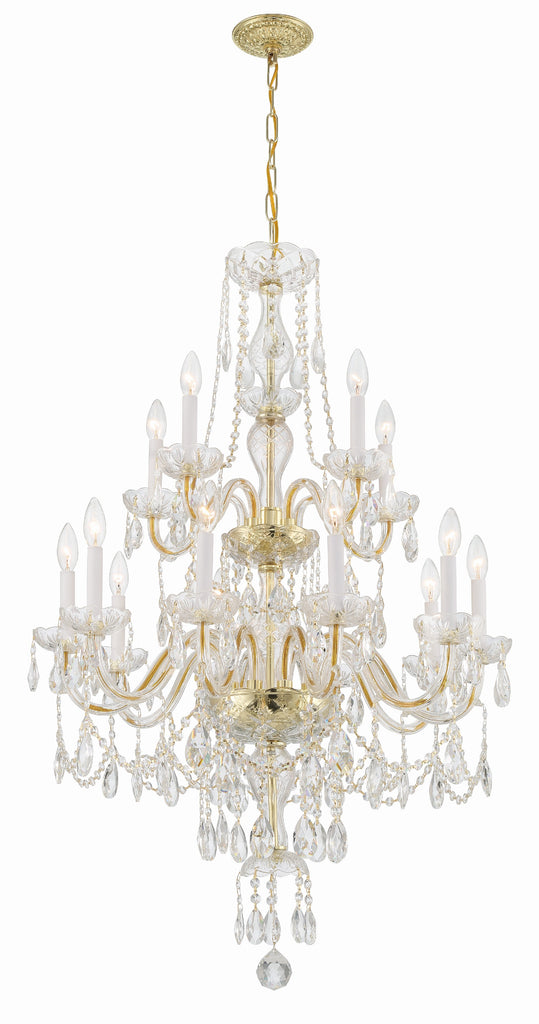 Traditional Crystal 15 Light Chandelier