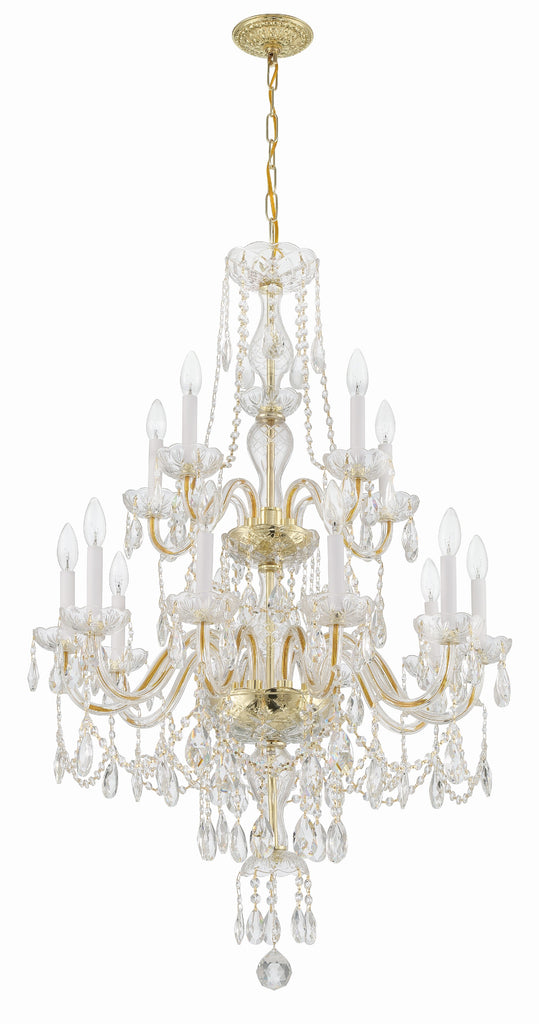 Traditional Crystal 15 Light Chandelier