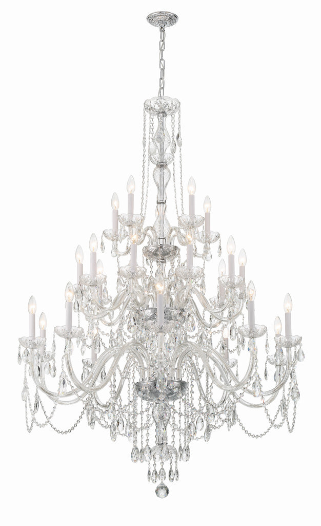 Traditional Crystal 25 Light Chandelier