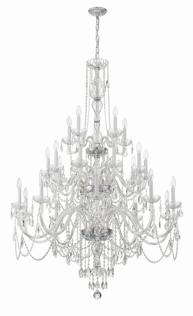 Traditional Crystal 25 Light Chandelier