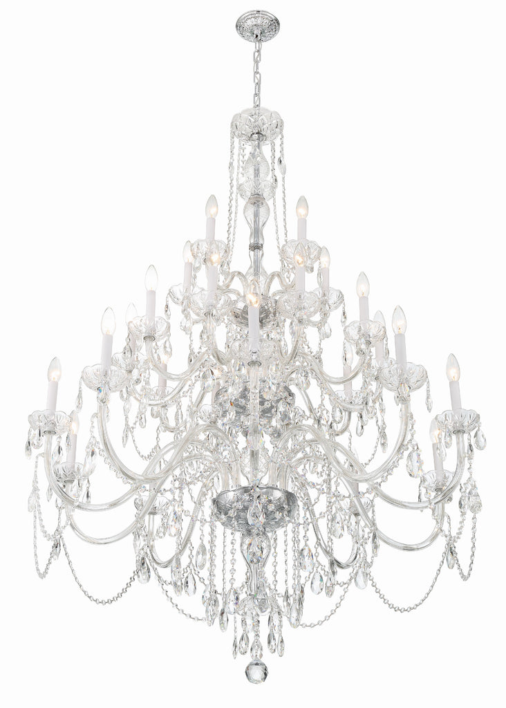 Traditional Crystal 25 Light Chandelier